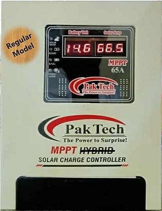 Pak Tech Mppt Solar Charge Controller 65 Ampere 12/24 Volt 1200/2400 Watt