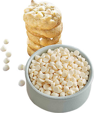 White Chocolate Chip Dark Chocolate For Specially Formulate Products For Cake Icing, Ice Cream, Cookies & Desserts - 1kg