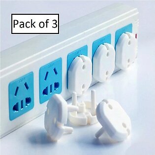 Pack Of 3 Pieces 2 Hole Sockets Cover Plugs Baby Electric Sockets Kids Safety