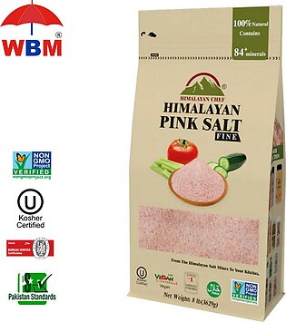 Himalayan Pink Salt Fine Bag - (8 LBS) 3.6KG  No # 1 Pink Salt Selling Brand in the World