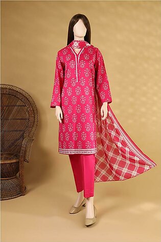 Saya Unstitched 3 Piece Suit Printed Lawn For Woman And Girls Design Code: Wuns-3222