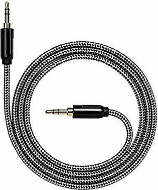 Aux Cable 1 Meter Audio Stereo 3.5mm Aux Cable