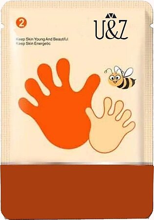 Bioaqua Hand Mask Gloves Smooth Silky Skin Honey Natural Extract Moisturizes Gentle Hands