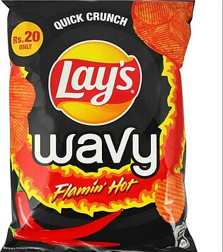 Lays Wavy Bbq Pack Of 12