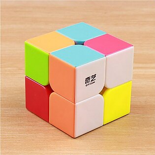 Qiyi 2×2 Rubik Cube Stickerless Speed Cube Puzzle Magic Cube Rubik Cube 3d Puzzle Toy