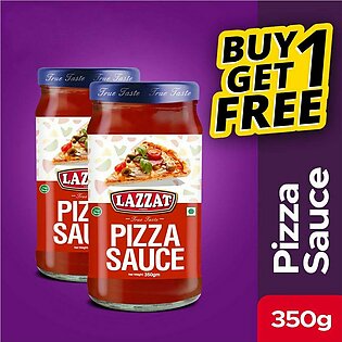 Lazzat Pizza Sauce 350gm - Buy 1 Get 1 Free