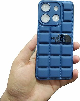 Tecno Spark Go 2023 / Infinix Smart 7 / Smart 7 Hd Back Cover Soft Puffer Cholate Design Camera Protection Phone Case