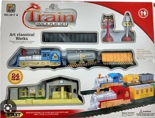 Electric Train Track Toy Set - Battery Operated Toys