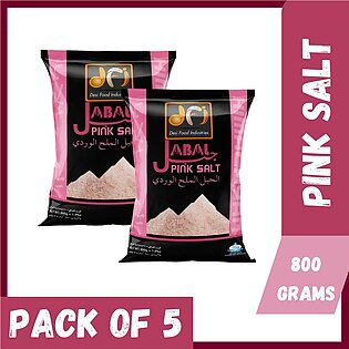 Desi Food Industries Jabal Pink Salt - 800gm - Pack Of 5
