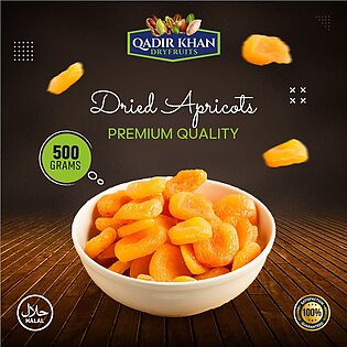 Fruitri Organic Premium Dried Apricot Dry Fruits, Soft And Big Size Khumani, 500g