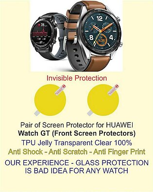 HUAWEI Watch GT Smart Watch (Pack of 2) Screen Protectors Tpu Jelly Hydro gel material