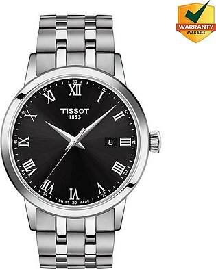 Tissot Classic Dream Black Dial With Grey Bracelet Men's Watch - T129.410.11.053.00