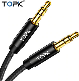 TOPK Jack 3.5 Audio Cable 3.5mm Speaker Aux Cable for iPhone Samsung Xiaomi Oneplus Car Male to Male Cable