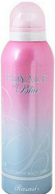 Rasasi Royale Blue Pour Femme For Women Deodorant Body Spray 200ml