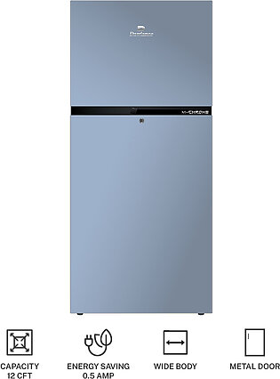 Dawlance Refrigerator 9173 Wide Body / M-chrome Metallic Silver / 12 Cft / Fridge / Freezer