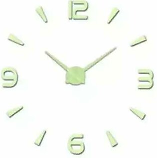 Buy on's Glow Light In The Dark Night Wall Clock Luminous Neon Laser Cut 24 INCHES 3D DIY Quartz Home Decor Girls Favourite Kids Room Wall Decoration for Living Room Bedroom,Office Decorations Gift For beautiful Lounge,drawing Room, Modern Room