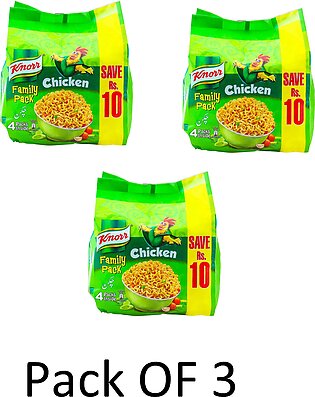 Knorr Chicken Noodle Family Pack - Pack of 3