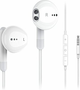 Gionee Handsfree /Earbuds / 3.5mm Wired in-Ear Headphone Plug with Built-in Microphone and Volume Control | Headphones Compatible  Universally