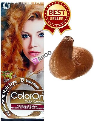 Color On Hair Color Salonist Hair Colour Nourishing Golden Hair Color Ash Blonde Hair Color (upto 4 Applications) With Orange Aroma