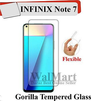 Infinix Note 7 Unbreakable Gorilla Flexible Tempered Glass Premium High Quality Screen Protector For Infinix Note 7