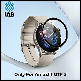 Pack Of Two, Full Screen 3d Protector For Amazfit Watch Gtr3, By Iar Collections