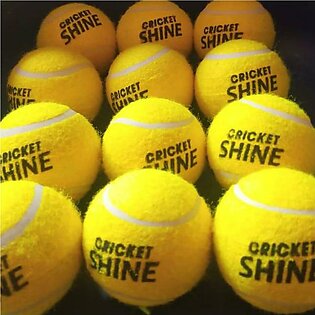 Pack Of 12 S Tennis Cricket Ball Tape Balls Yellow