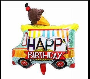 1pcs Foil Balloons Ice Cream Car Helium Balloon Baby Shower Birthday Party Decoration Kids