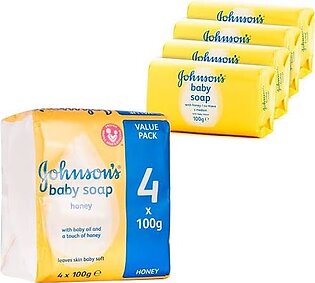 (pack Of 4) 𝐖𝐁𝐌 - Jh Baby Soap Honey Extract 100g | Made In Eu
