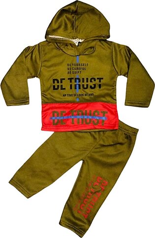 Sweatshirt And Trouser Winter Tracksuit For Kids Baby Boys And Baby Girls Winter Warm Clothes Sets