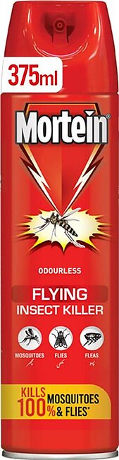Mortein Flying Insect Killer Spray Kills 100% Mosquitos And Flies 375ml