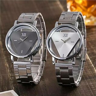 Pack Of 2 - Stainless Steel Analog Watches For Men With Box
