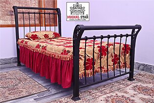 Decent Bed-single Size Wrought Iron Furniture