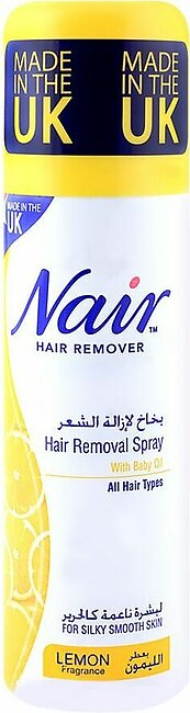 Nair Lemon Silky Smooth Skin Hair Removal Spray 200ml