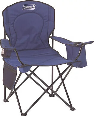 Folding Portable Camping Coleman Quad Chair With Cooler Folding Portable Camping For Outdoor, Lawn, Fishing, Sports
