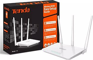 Tenda F3 300mbps Wireless Router / 3 Antenna Router