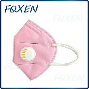Kn95 Surgical Mask Light Pink With Filter 5 Layers Filter - Imported Quality - Kn95 Surgical Mask Baby Pink Foxen