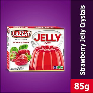 Lazzat Crystal Jelly Strawberry 85gm
