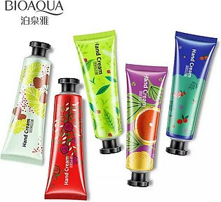 Bioaqua Set Of 5 Plant Extract Fragrance Moisturizing Nourishing Hand Creams. Bqy5951