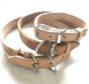 pure Leather collar for Dogs - (s,m,l)
