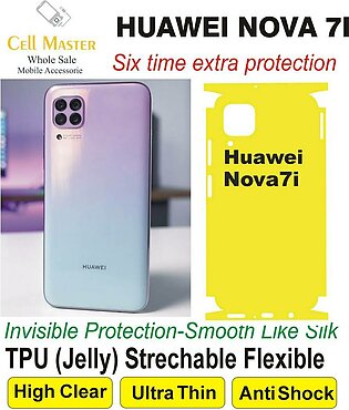 Huawei Nova 7i Transparent 360 Jelly Back And 4side Full Cover