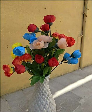 1 Bunch Of Artificial Mix Color Flower Bud Home Office Party Decoration