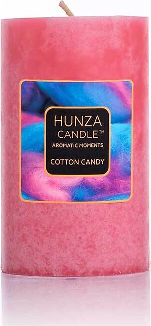 Pillar Scented Candle - Cotton Candy 2.4x4