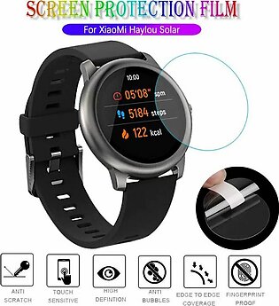 Haylou Solar LS05 Smartwatch Screen Protector 9H Flexible Glass Pack Of 3