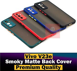 Vivo V23e Back Cover Smoky Matte Armor Case Camera Protection Cover For Vivo V23e