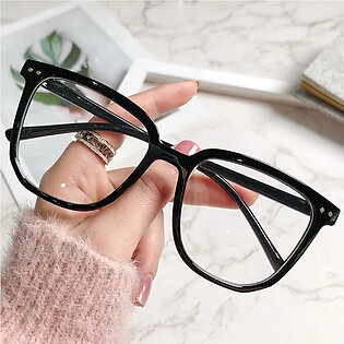 Eldorado New Transparent Anti Glare Uv Eye Glasses For Men And Women White Frame Glasses For Girls And Boys