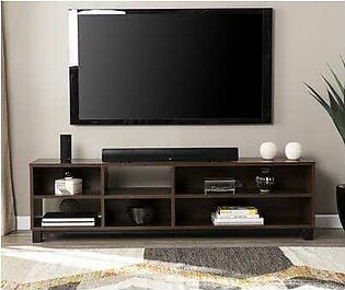 Ghania modern elegant design TV unit in MDF Tactile Lasani wood