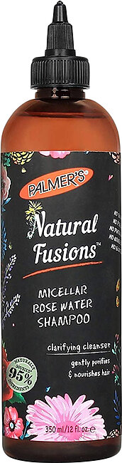 Palmers - Natural Fusions Micellar Rose Water Cleanser For Hair, Clarifying Shampoo 350ml