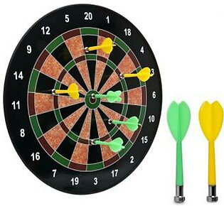 Magnetic Dart Board Game With 6 Darts