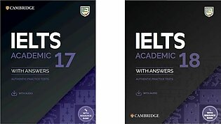 Cambridge English Ielts Academic 17 And 18 (2 Books Set)