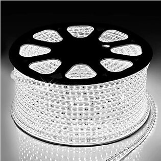 Rope Light WHITE Color with All Sizes (Adapter attached)